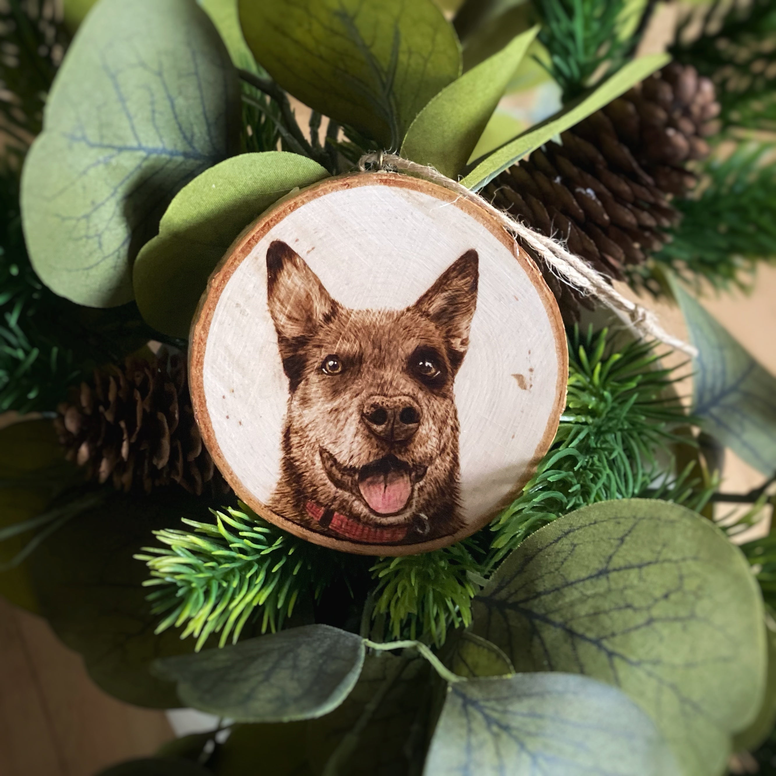 Dog christmas best sale tree ornaments